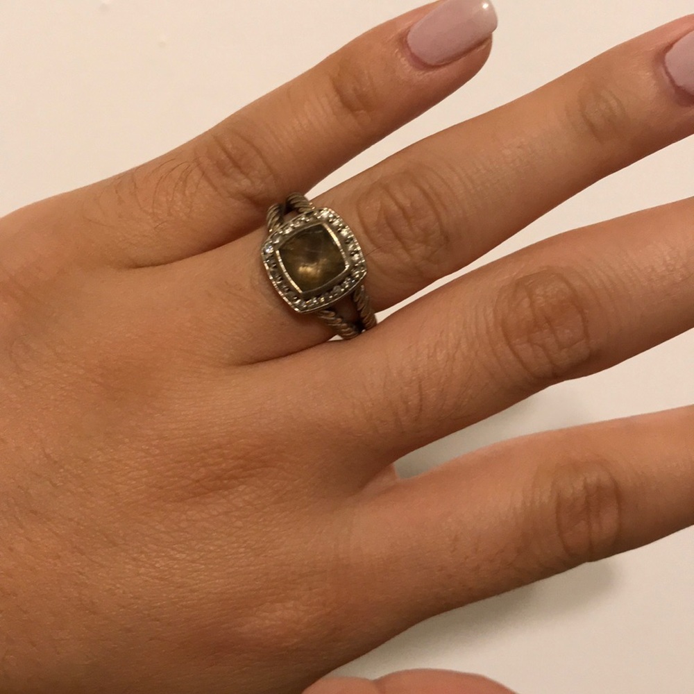 David Yurman Petite Albion ring - Smoky Quartz